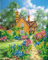 Схема для вышивки бисером «На даче»