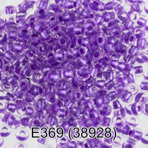 Бисер Чехия " GAMMA" круглый 5 10/ 0 2. 3 мм 5 г 1- й сорт E369 фиолетовый ( 38928 ) 