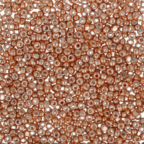 Бисер Япония TOHO 15/0 CHARLOTTE 1.7 мм 5 г №0551 т.кремовый/металлик